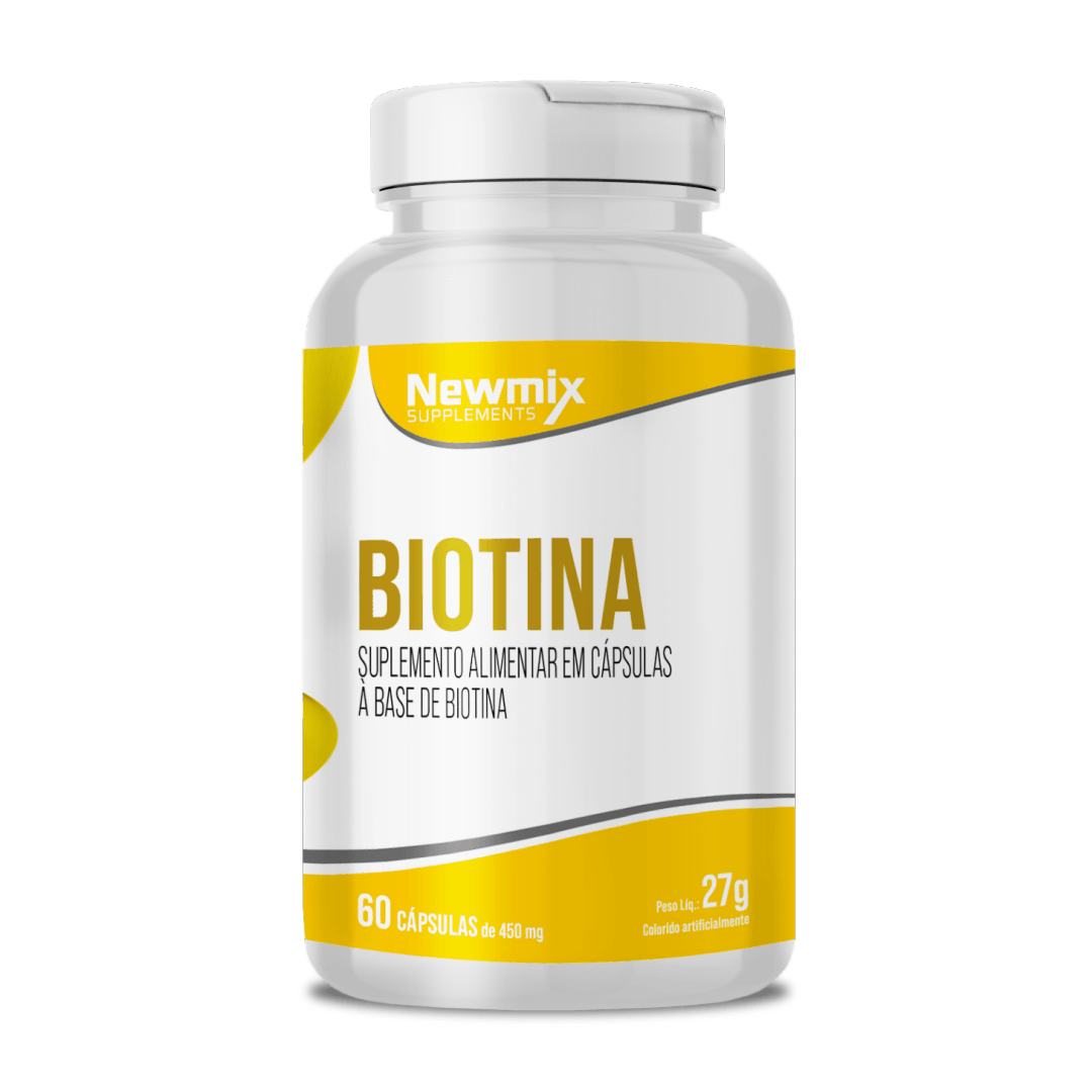 Biotina 450Mg C/60 Caps – Newmix Suplementos